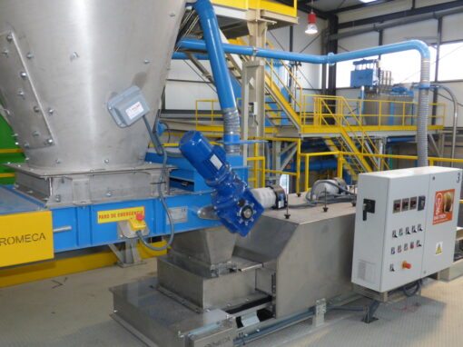 Granulado para fitosanitarios en la planta de Afrasa by Solic Ingeniería de control