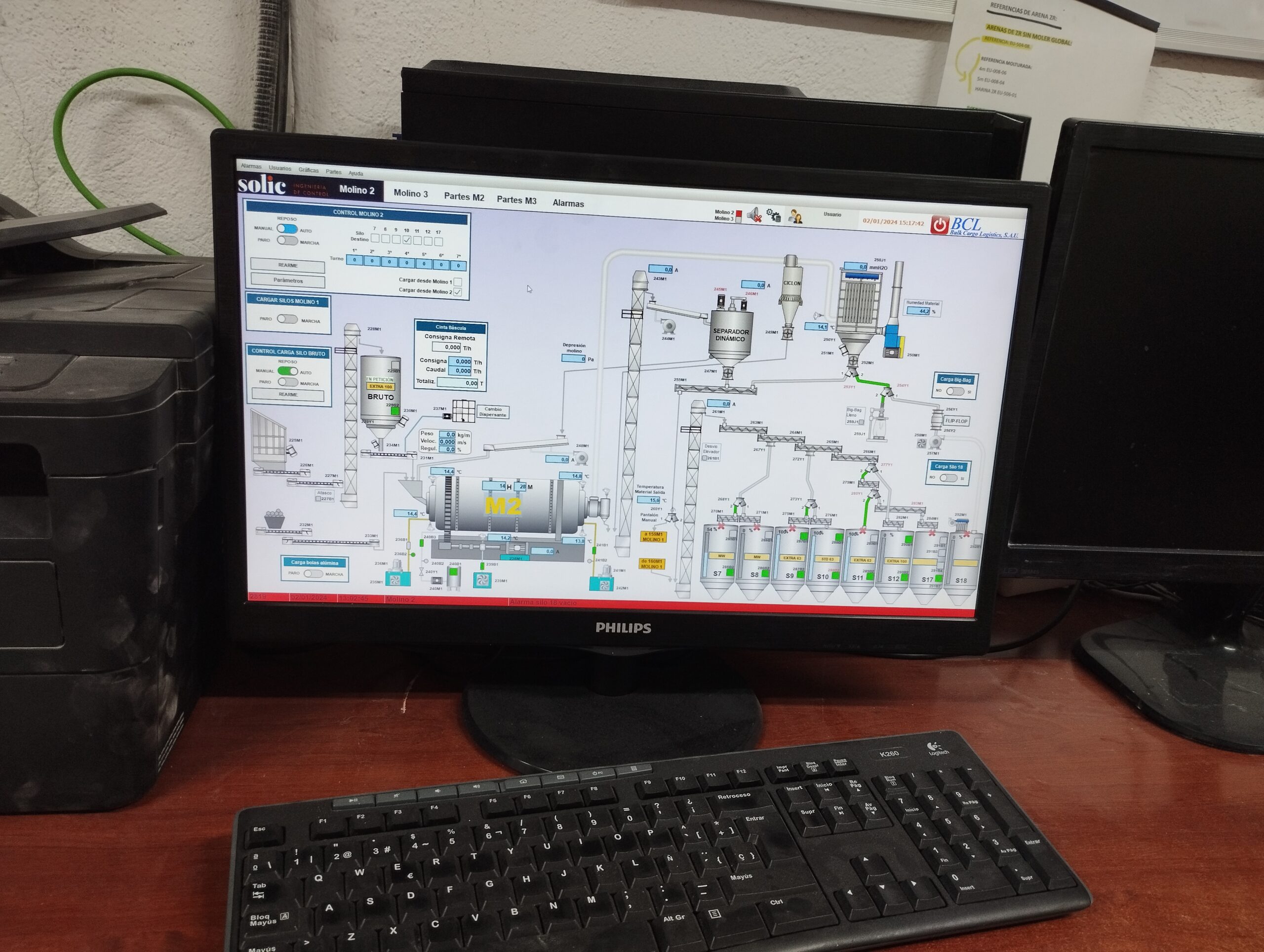 Retrofit molino de bolas Bulkcargo by Solic Ingeniería de Control