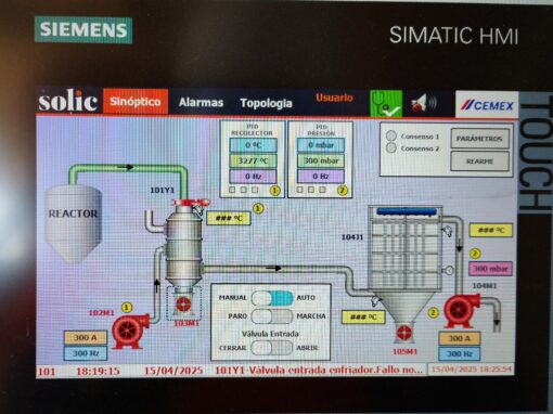 Filtro de gases para captura de CO₂ by Solic Ingeniería de Control